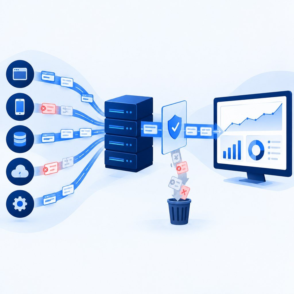 Server-side tagging and conversion data validation.